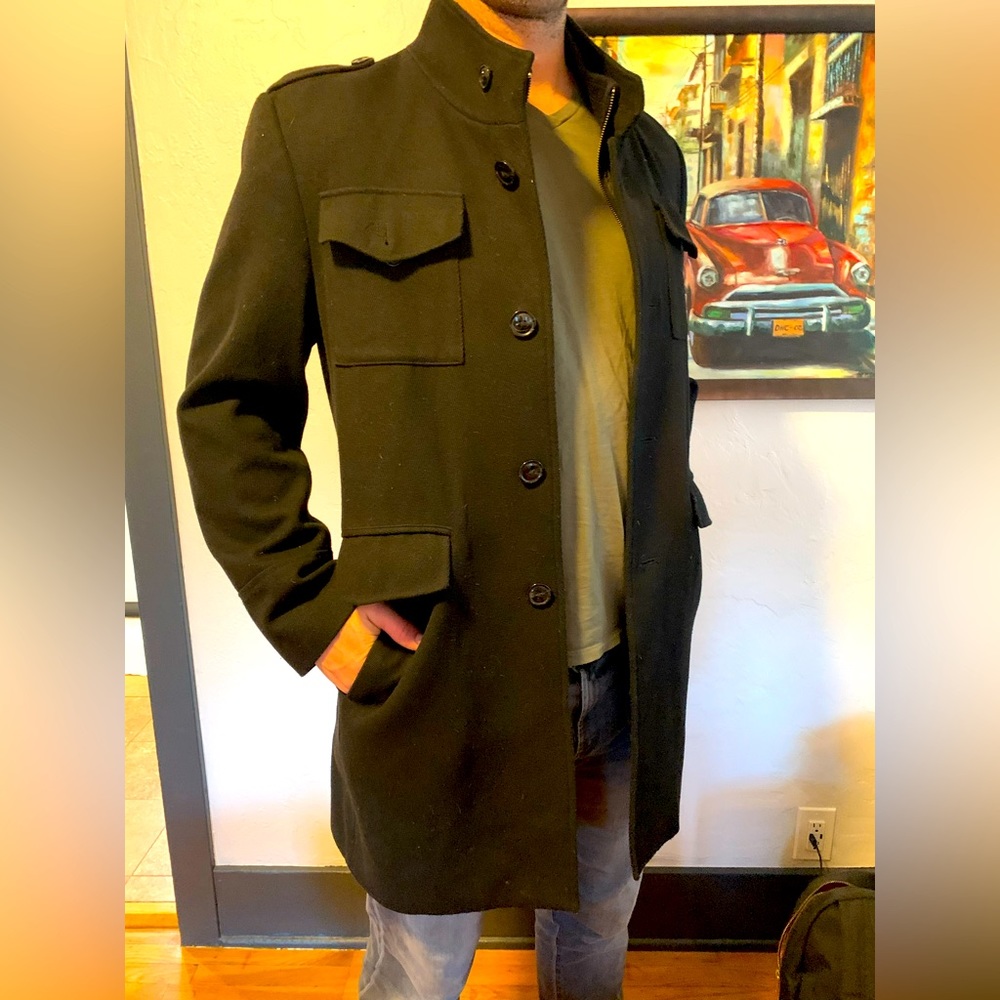 S. Cohen Wool long jacket